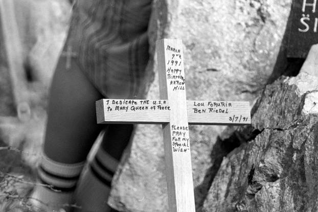 Podbrdo, mjesto ukazanja Gospe u Međugorju, 27.1.1991.