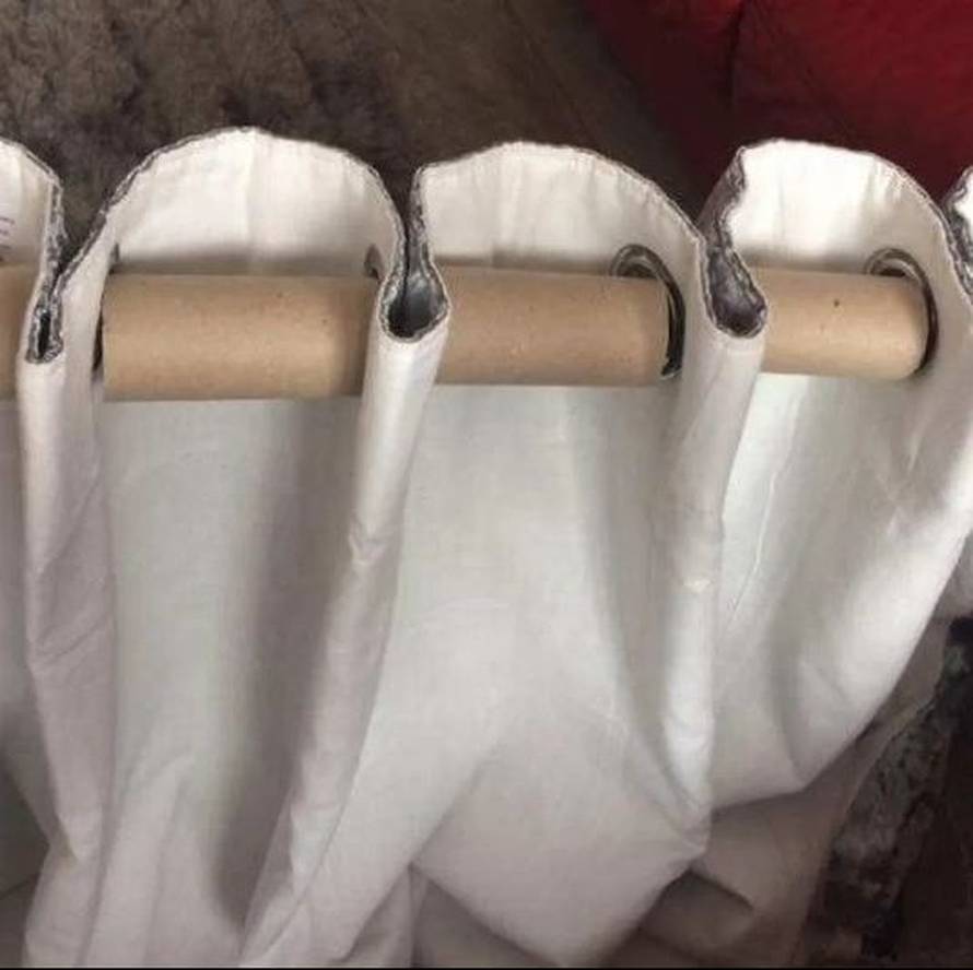 Odličan trik: Zavjese savršeno padaju uz tuljce od WC papira