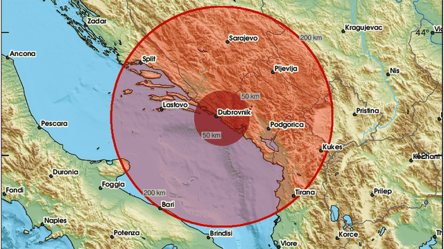 Potres jačine 5.6 po Richteru probudio Crnu Goru! Osjetio se i u Dalmaciji: 'Dobro je zaljuljalo'