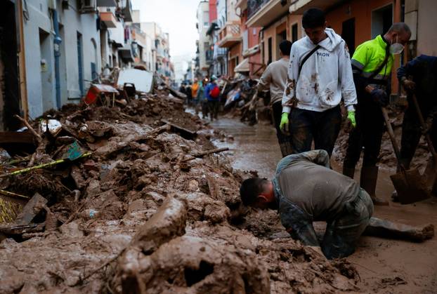 Aftermath of floods in Spain