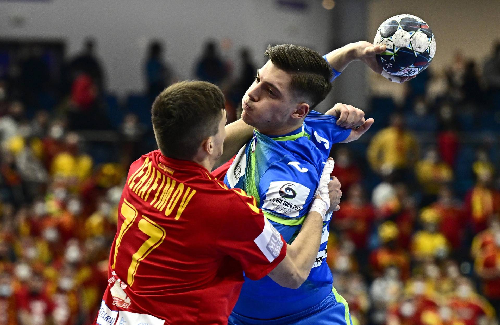 EHF 2022 Men's European Handball Championship - Group A - Slovenia v North Macedonia