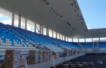 VIDEO Novi Osijekov stadion četiri mjeseca uoči premijere