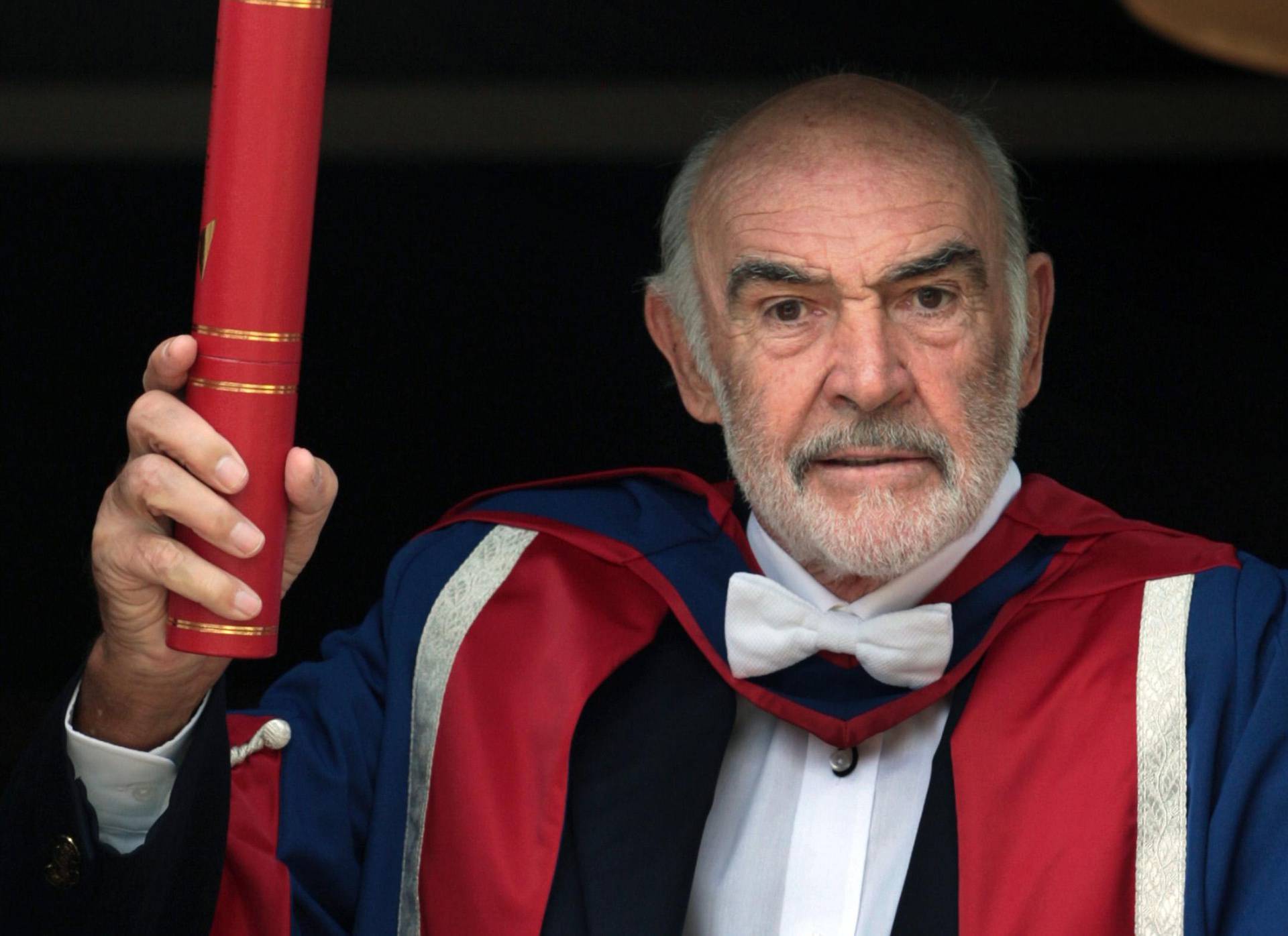 Sir Sean Connery collects honorary degree