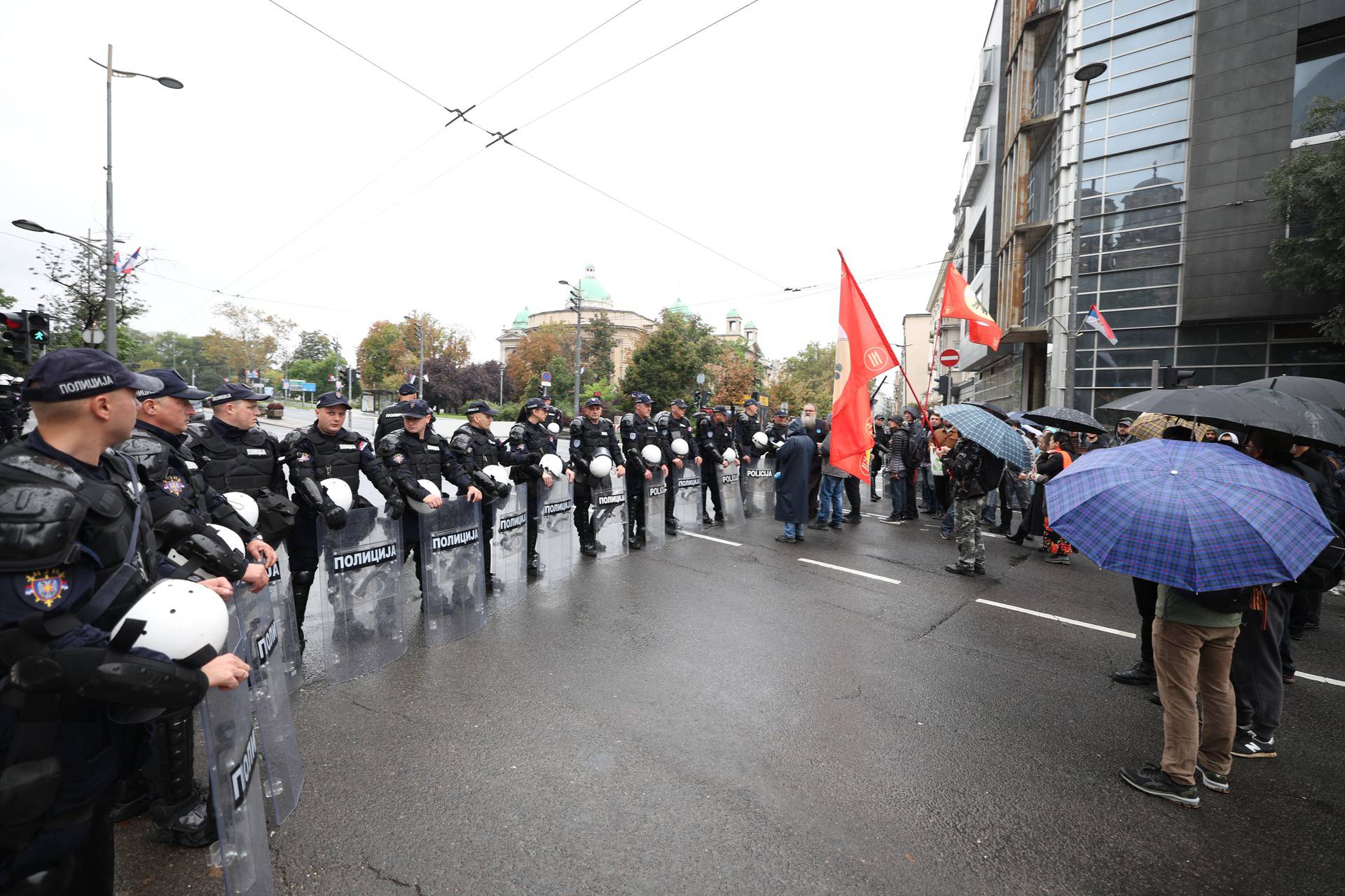 Beograd: Policija je blokirala protivnike Europrajda 