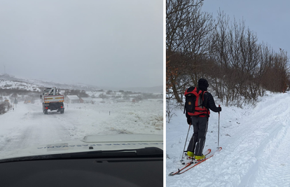 FOTO HGSS-ovci se na skijama probijaju do osobe kojoj treba pomoć! 'Noć je bila duga...'