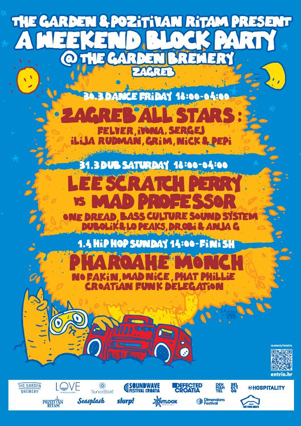 Dub i hip-hop legende dolaze na A Weekend Block party