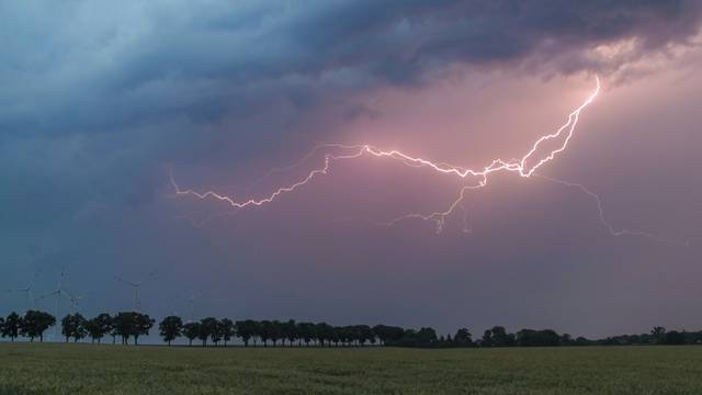 Thunderstorm over Brandenburg