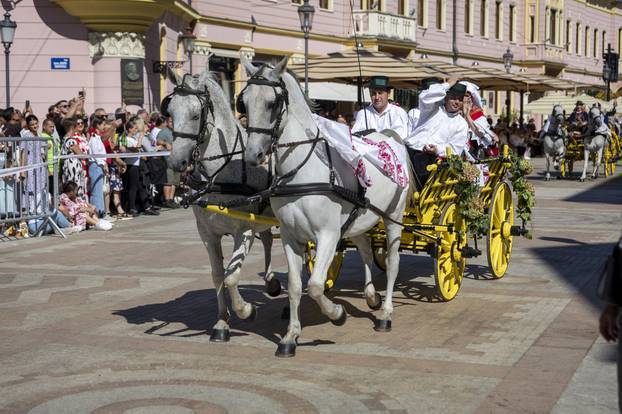 Vinkovci: Svečani mimohod sudionika 60. Vinkovačkih jeseni