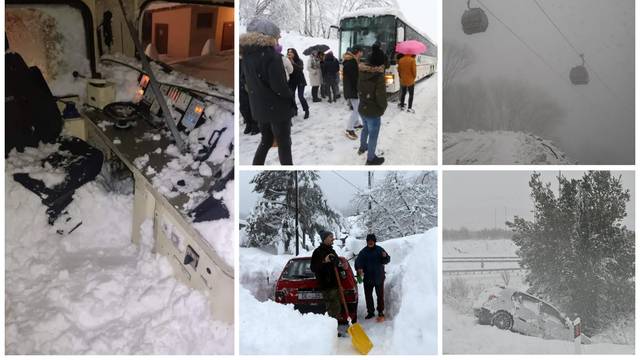 Prije godinu dana bio je kolaps: Snijeg padao na Braču, sudario se vlak kod Delnica, žičara stala