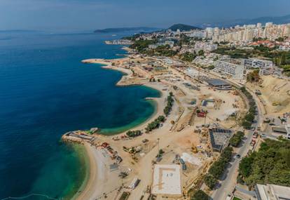 FOTO Evo kako izgleda Žnjan, radi se punom parom: 'Bit će to najbolja plaža Mediterana'