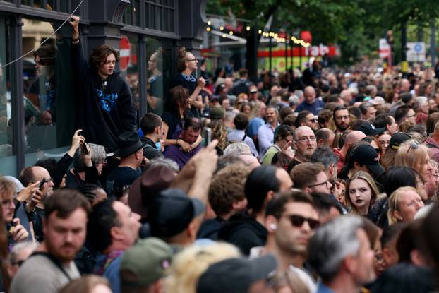 Ozzy Osbourne's funeral cortege travels through Birmingham