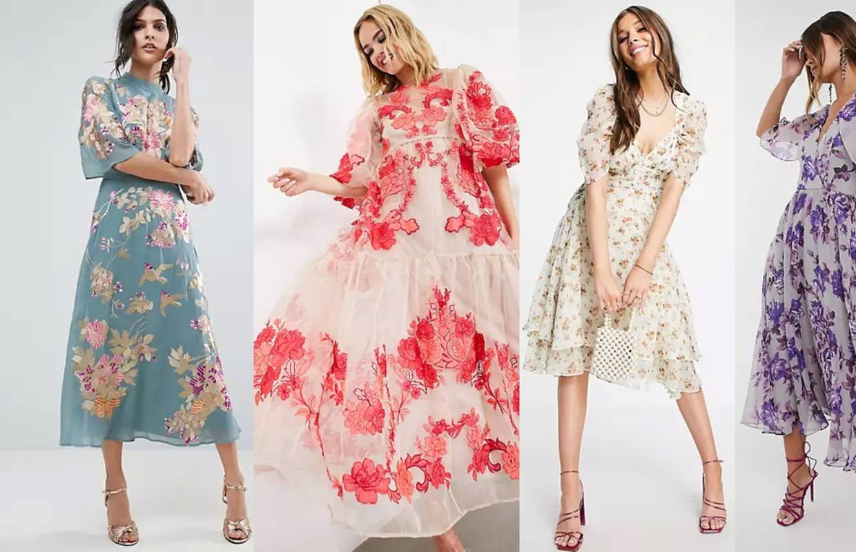 Sigurna opcija za svaki party na otvorenom: Lepršave haljine cvjetnog motiva raznih boja