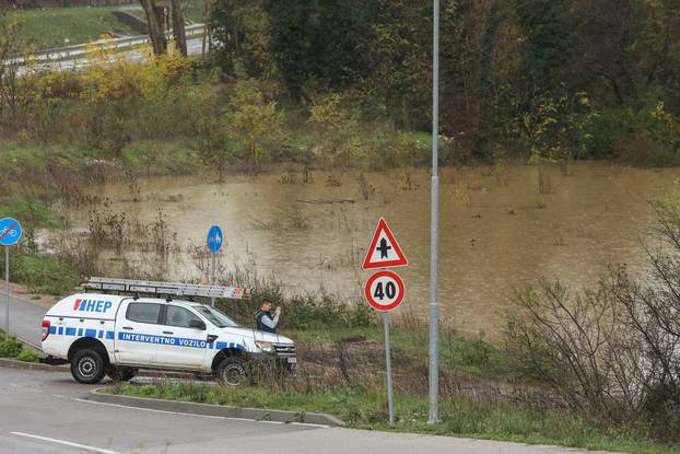 Potopljena polja oko Novog Vinodolskog 