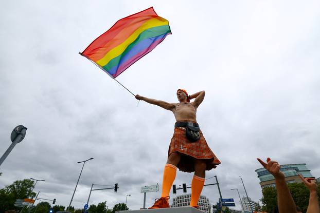 Christopher Street Day LGBTQ+ Pride march, in Berlin