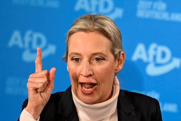 Election campaign event of the AfD in Heidenheim