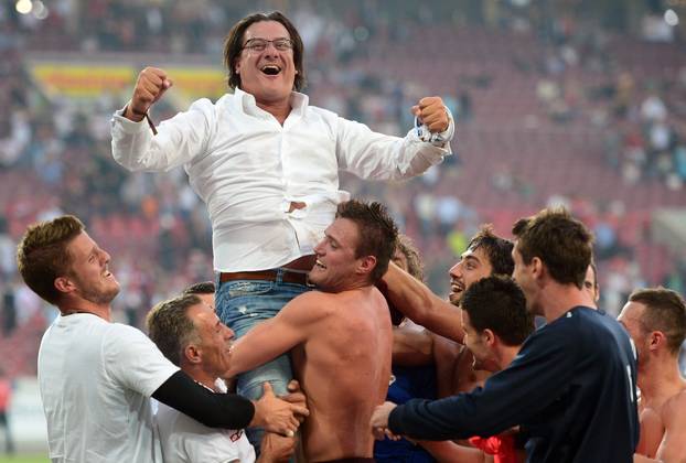 Stuttgart: Slavlje igra?a Rijeke nakon ulaska u Europsku ligu