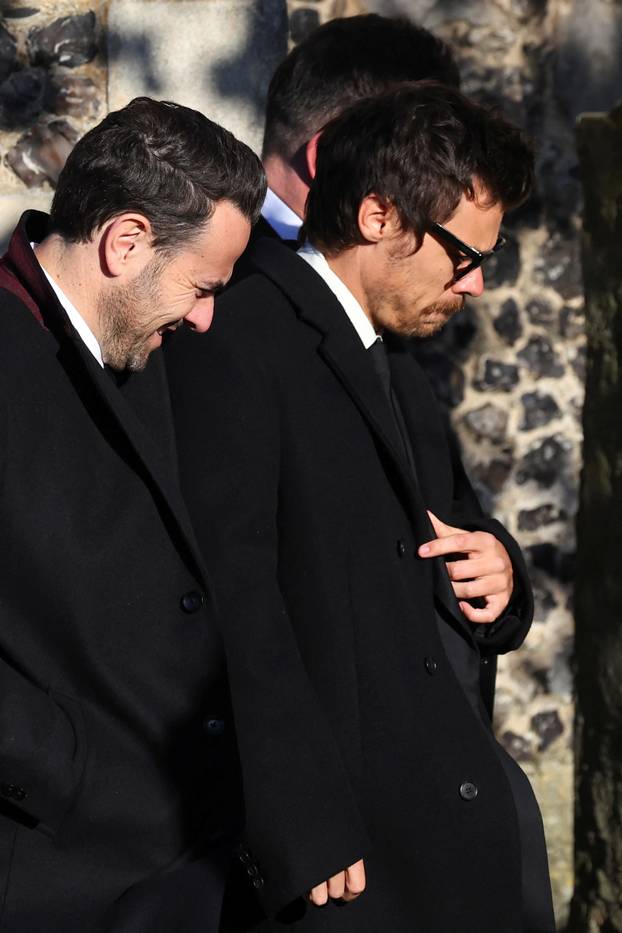 Funeral of former One Direction singer Liam Payne in Amersham, near London