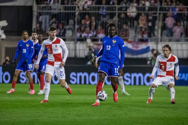 Prva utakmica &ccaron;etvrtfinala UEFA Lige nacija izme&dstrok;u Hrvatske i Francuske