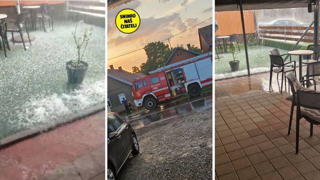 VIDEO Tuča u Nuštru: Srušila se stabla, vatrogasci na terenu