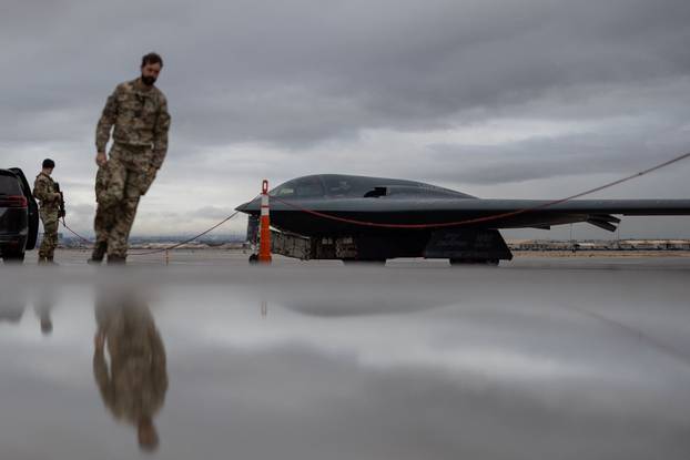 Annual Red Flag military exercise between the United States, Britain and Australia, in Nevada