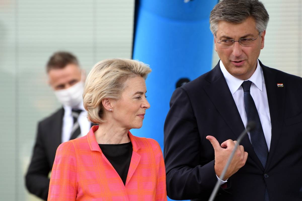 Plenković nije odveo Ursulu von der Leyen u HGK, HDZ, HRT...