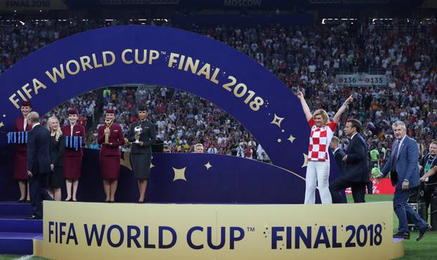 Moskva: Kolinda Grabar-Kitarović na podij došla podignutih ruku