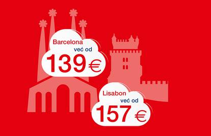 Pogledaj u oblake uz Croatia Airlines: Barcelona i Lisabon