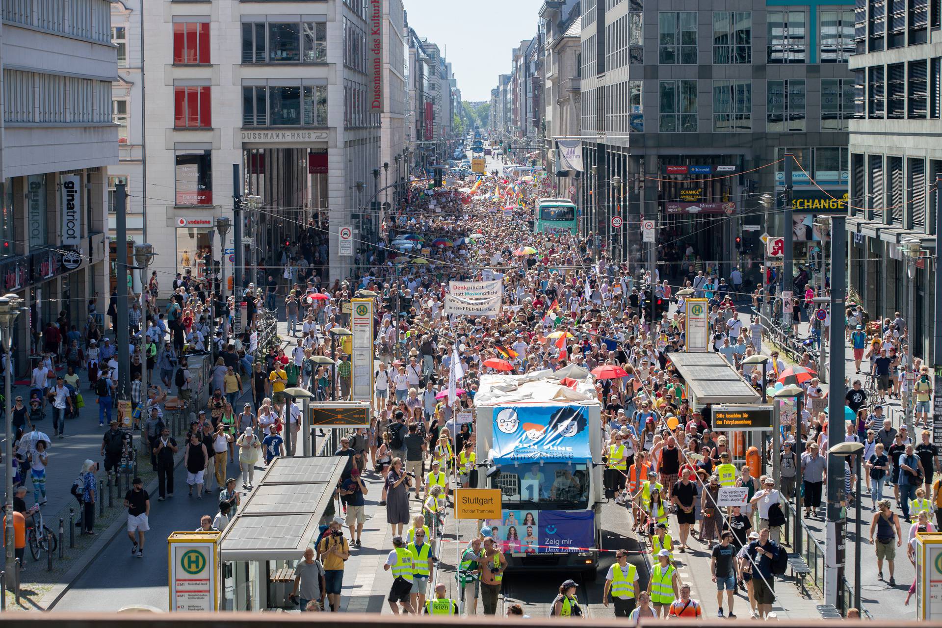 Demonstration against corona measures in Berlin