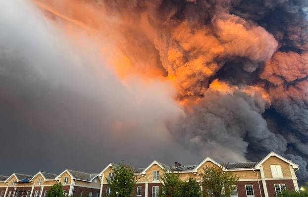 Wildberries warehouse in Moscow region on fire after Ukrainian drone attack