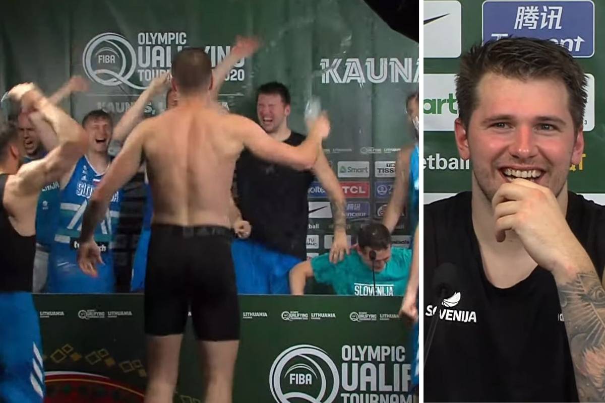 VIDEO Prekinuli press Dončića: Svako dijete u Sloveniji sanja o Olimpijskim igrama. I ja sam...