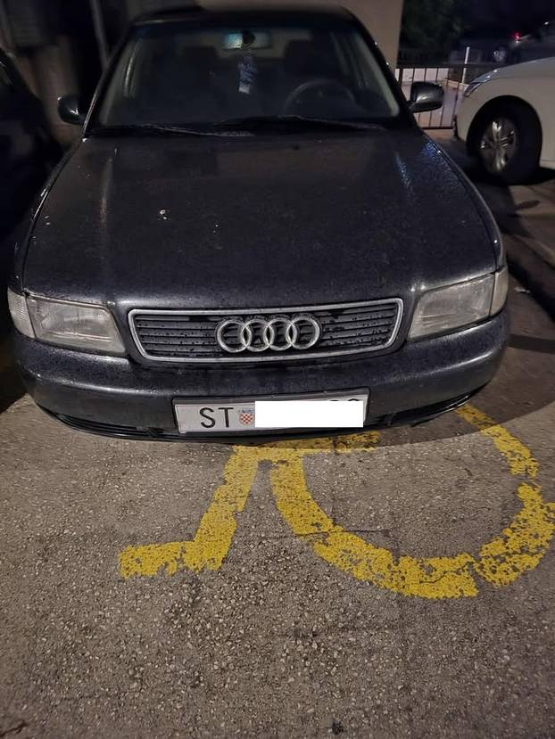 FOTO Tko to tamo pjeva, ups... parkira. Ovako to Hrvati rade, neki uzmu mjesto i invalidima...