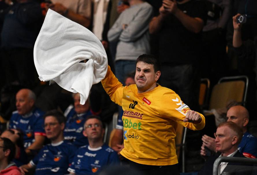 EHF 2024 Men's European Handball Championship - Preliminary Round - Group C - Serbia v Montenegro