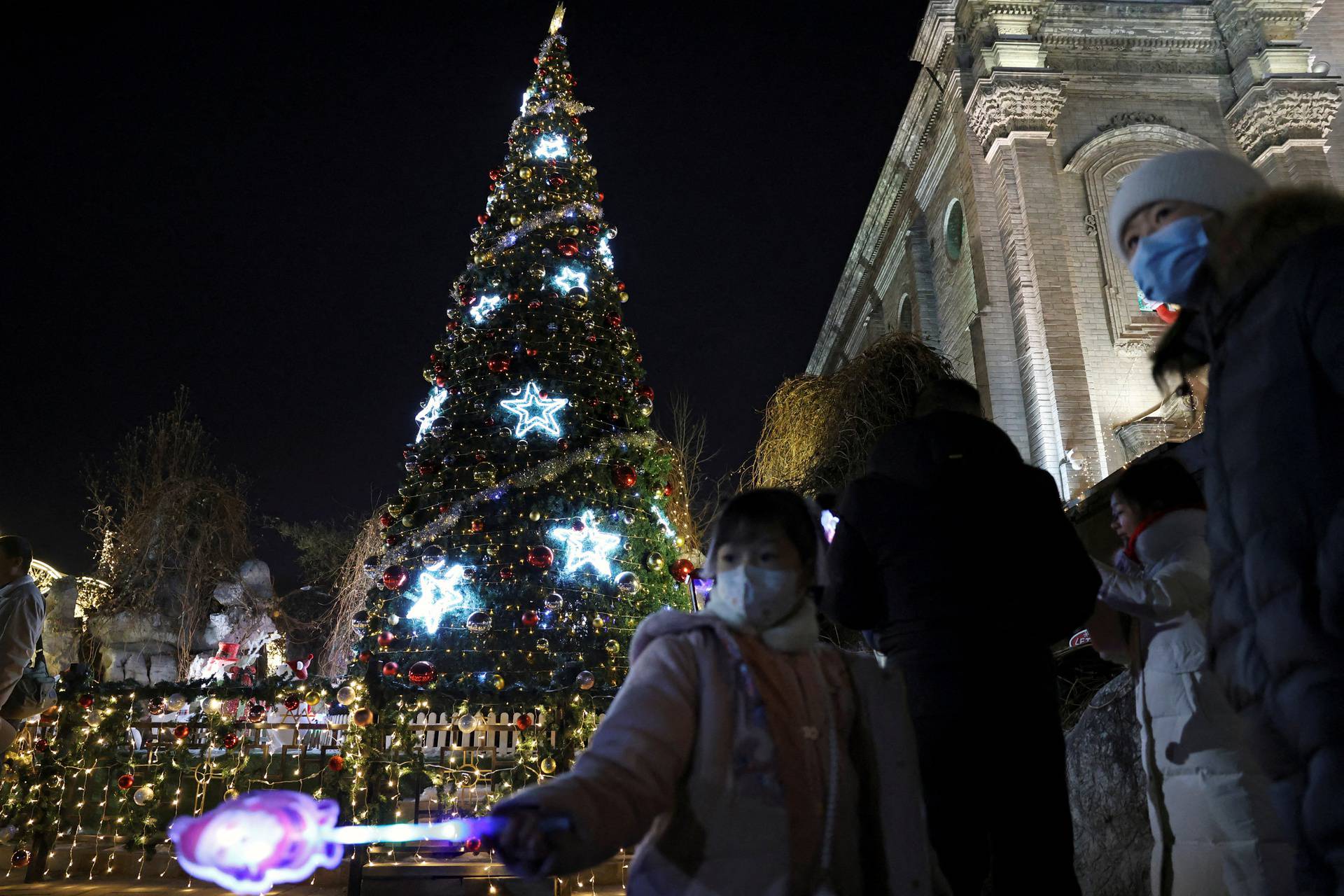 FILE PHOTO: Christmas Eve mass at Catholic church in Beijing