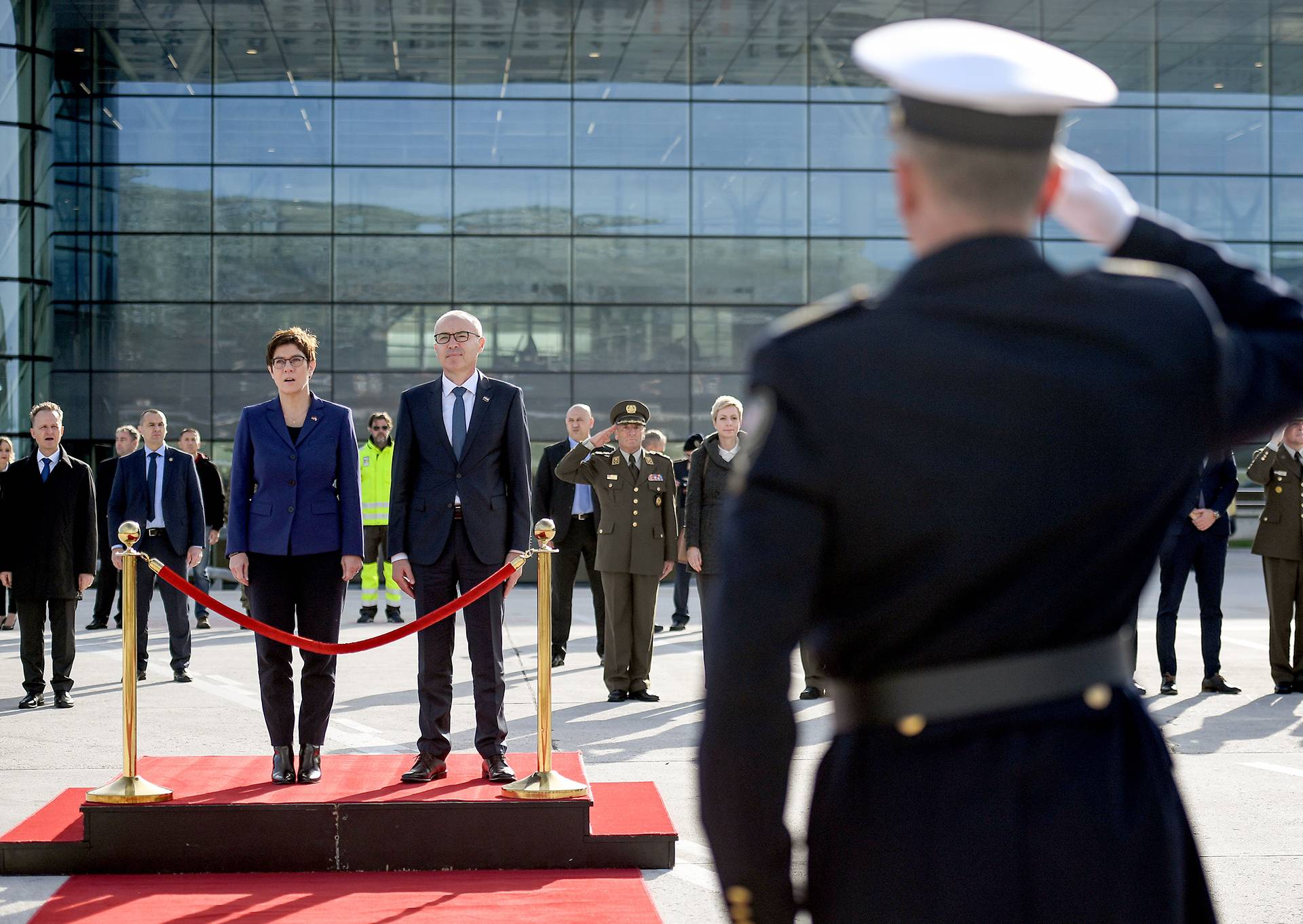 Minister of Defence Kramp-Karrenbauer travels to Croatia