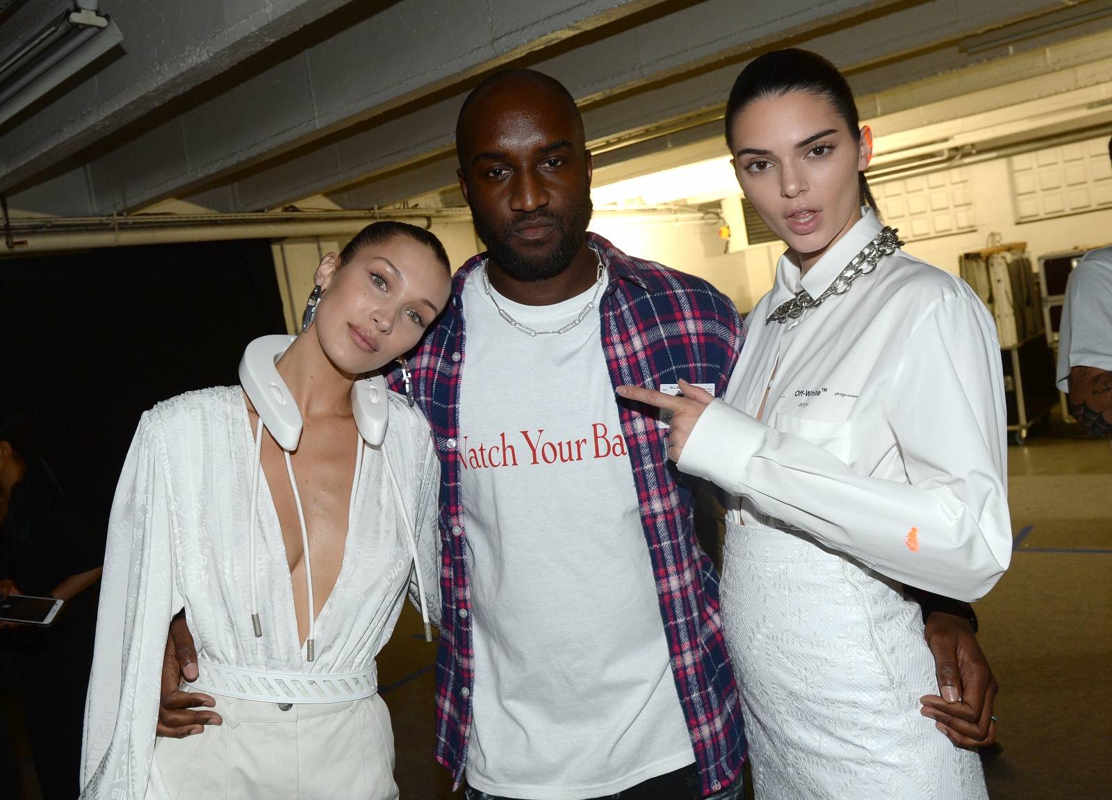 Semi-Exclusif - Les célébrités backstage au défilé Off White "Collection Prêt-à-Porter Printemps/Eté 2019" lors de la Fashion Week de Paris (PFW)