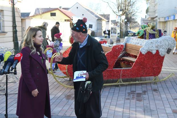 Bjelovar: Marija Selak Raspudić družila se s građanima