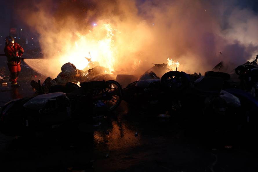 Nationwide protests in France against the cost of living