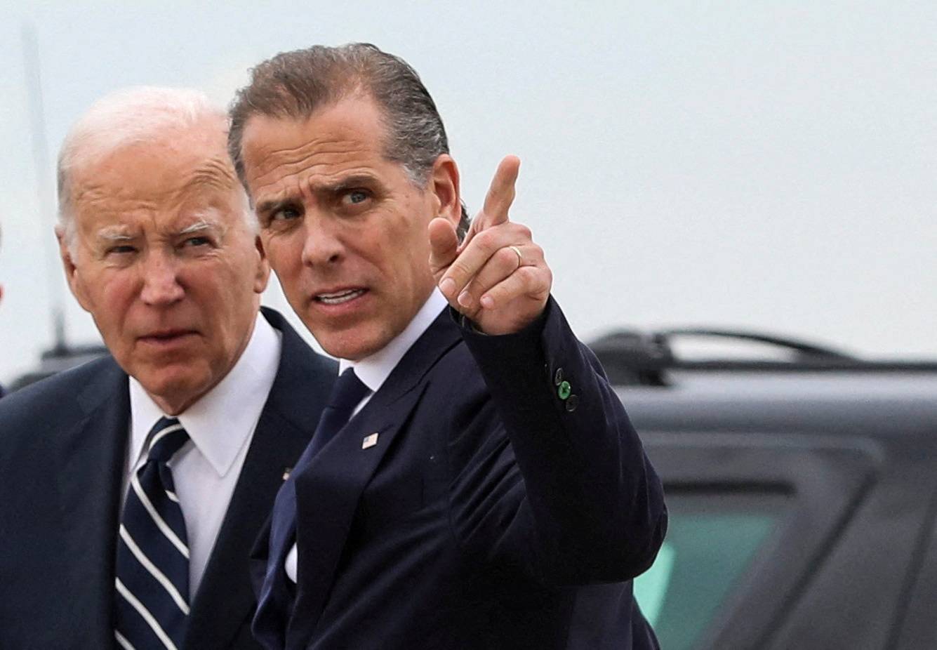 FILE PHOTO: U.S. President Biden gathers with Hunter Biden and family members in Delaware