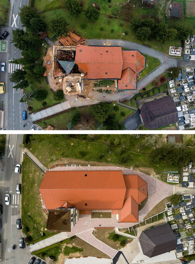Obnovljena crkva u Kravarskom koja je postala simbol stradanja u potresu