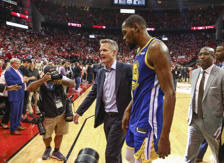 NBA: Playoffs-Golden State Warriors at Houston Rockets