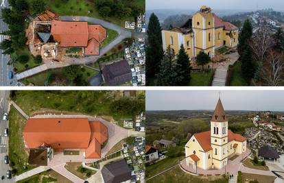 VIDEO Obnovljena crkva u Kravarskom koja je postala simbol stradanja u potresu