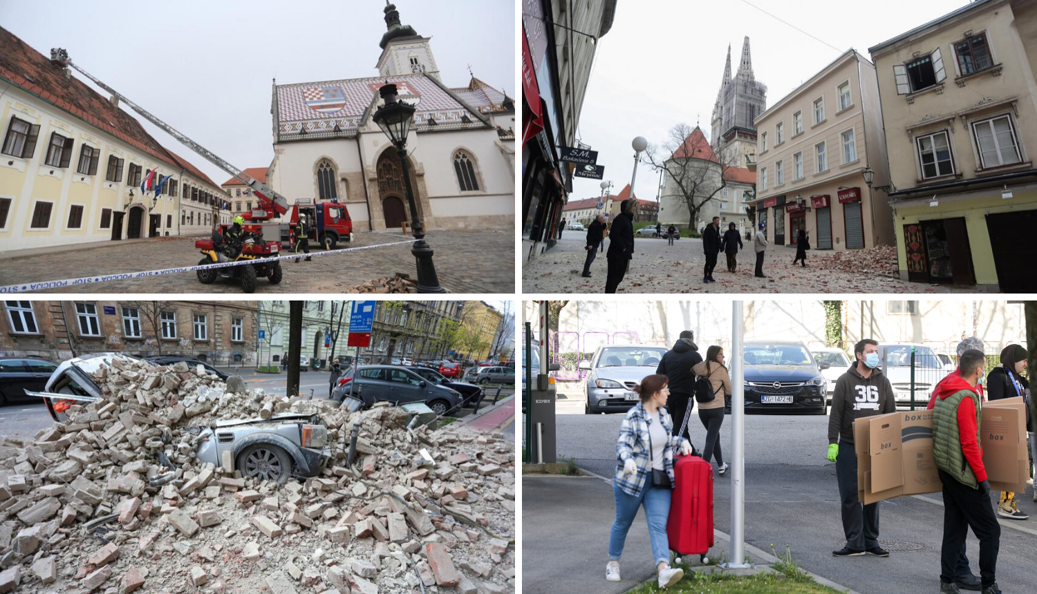 Zagreb je podrhtavao i u noći, Slovenija nam poslala pomoć