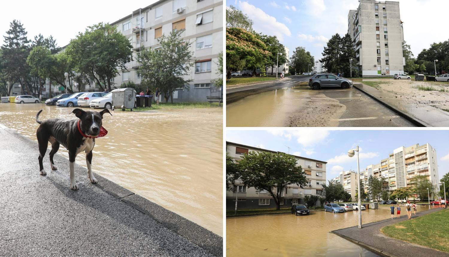 FOTO Pogledajte fotografije iz poplavljenih Gajnica, voda se proširila po okolnim ulicama