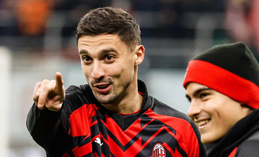 Italian soccer Serie A match - AC Milan vs US Sassuolo