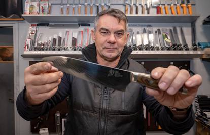 Neven iz Zadra jedini je brusač noževa u Dalmaciji: 'Spašavam tradiciju, turisti su oduševljeni'