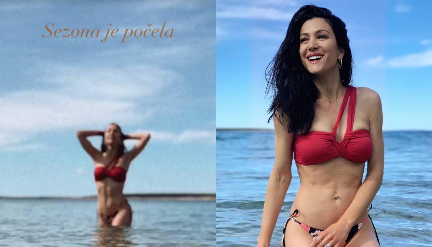 Ana Rucner na plaži u bikiniju: Otvorila sezonu i pokazala liniju