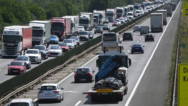 Zagreb: Gužva na zagrebačkoj obilaznici