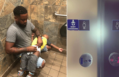Očevi su pobijedili: Prematalice za bebe stavili i u muške WC-e