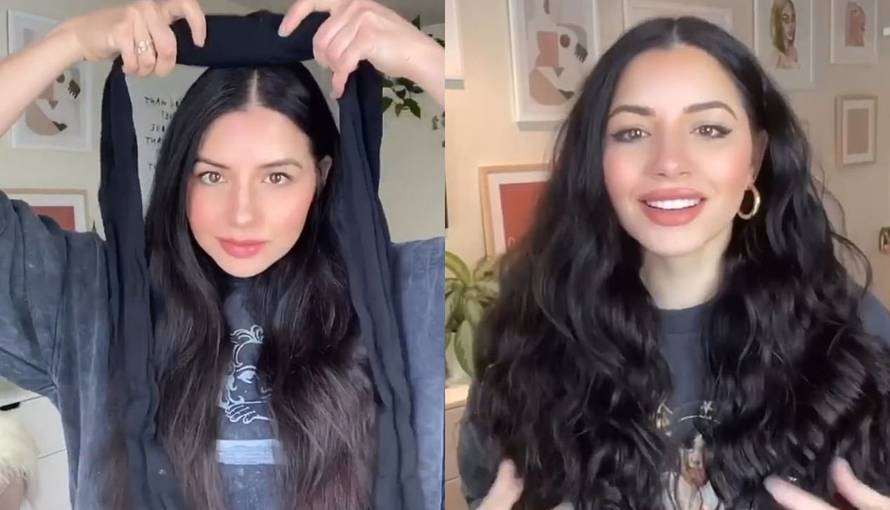 Za ovaj trik ne trebate fen, a kovrče izgledaju kao iz salona