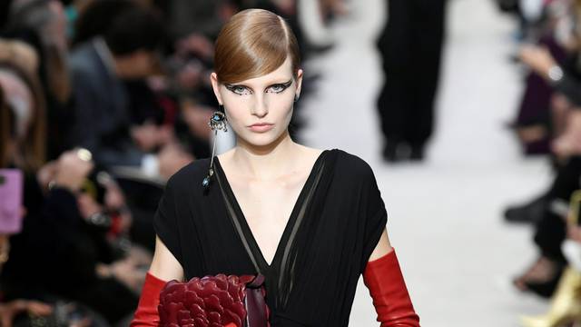 Valentino's Fall/Winter 2020/21 show in Paris Fashion Week